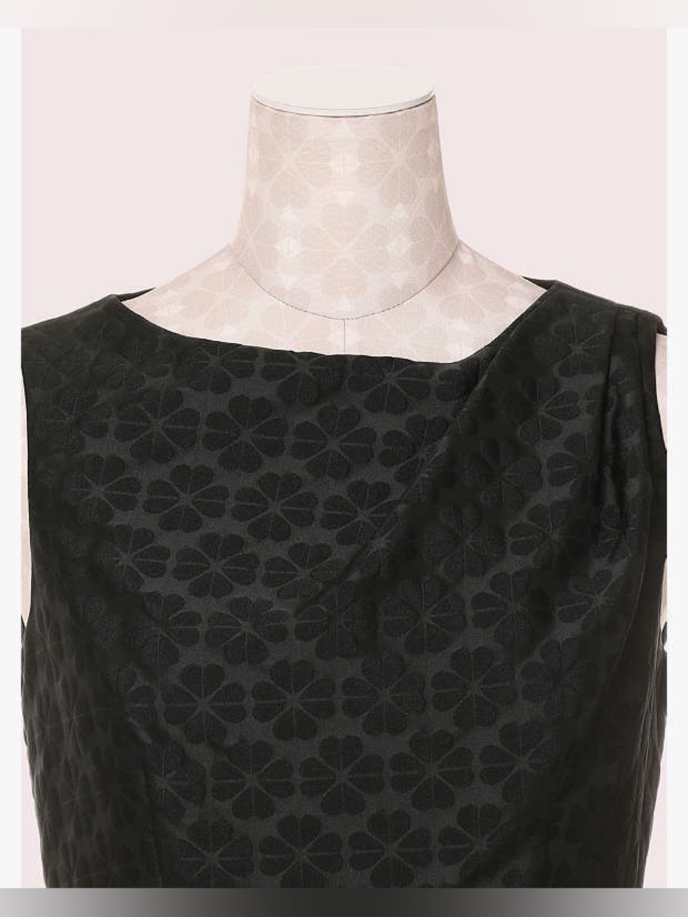 Kate Spade Black Spade flower Jacquard Dress - Picture 4 of 12